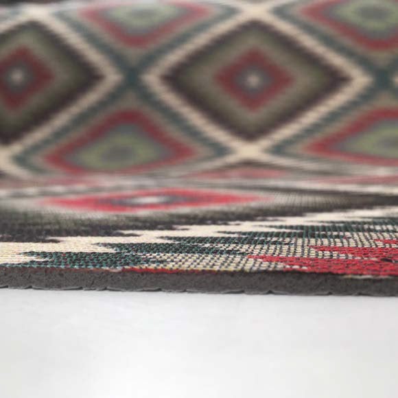 Tapis couloir résiné modèle Ambiance bordeaux vendu au mètre antitache lavable résistant largeur 67 cm idéal cuisine ou couloir - 5