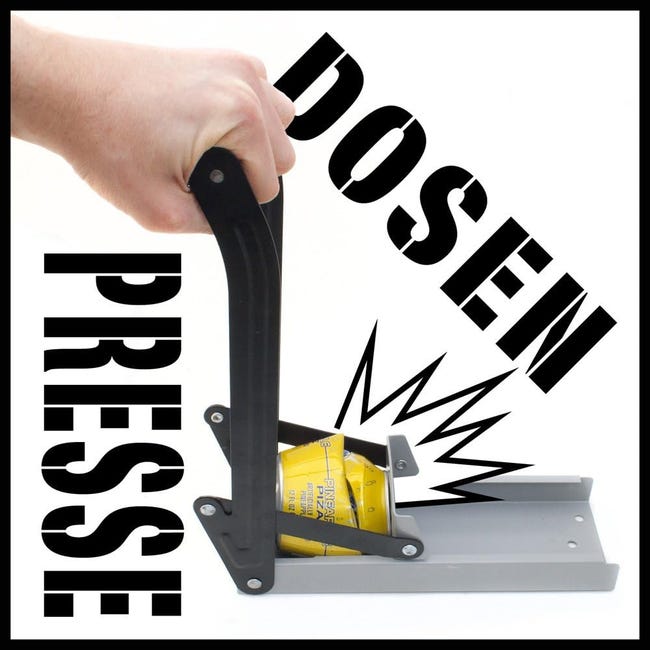 Can Crusher & Ouvre-bouteille - Broyeur De Canettes 500ml Soda Bière Bleu Pour Recyclage Efficace