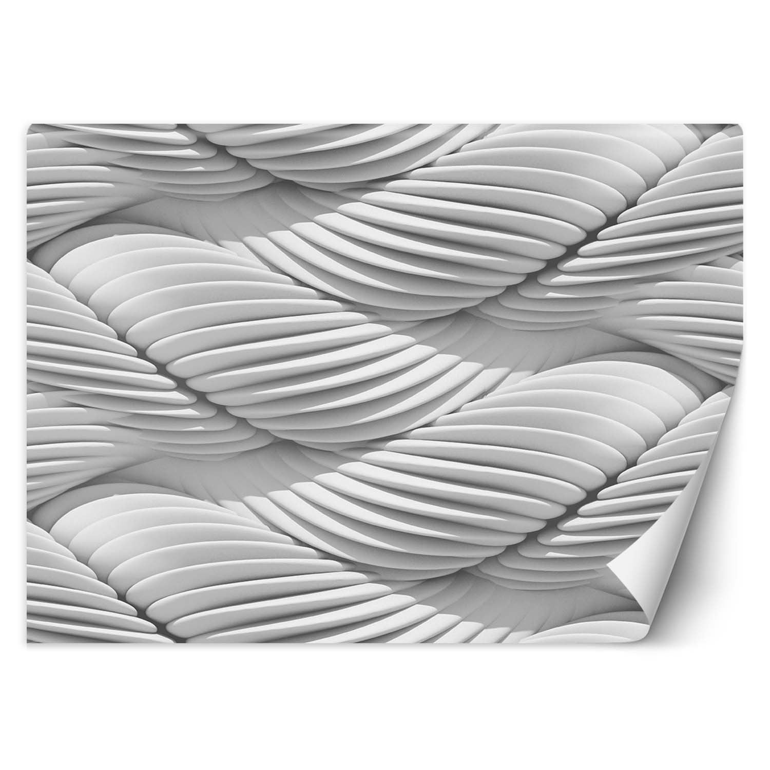 Fototapeta, Fale abstrakcyjne 3D 200x140