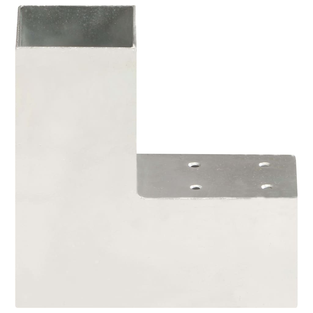 Connettore palo a L in metallo zincato 71x71 mm - COMFORTXL | Leroy Merlin