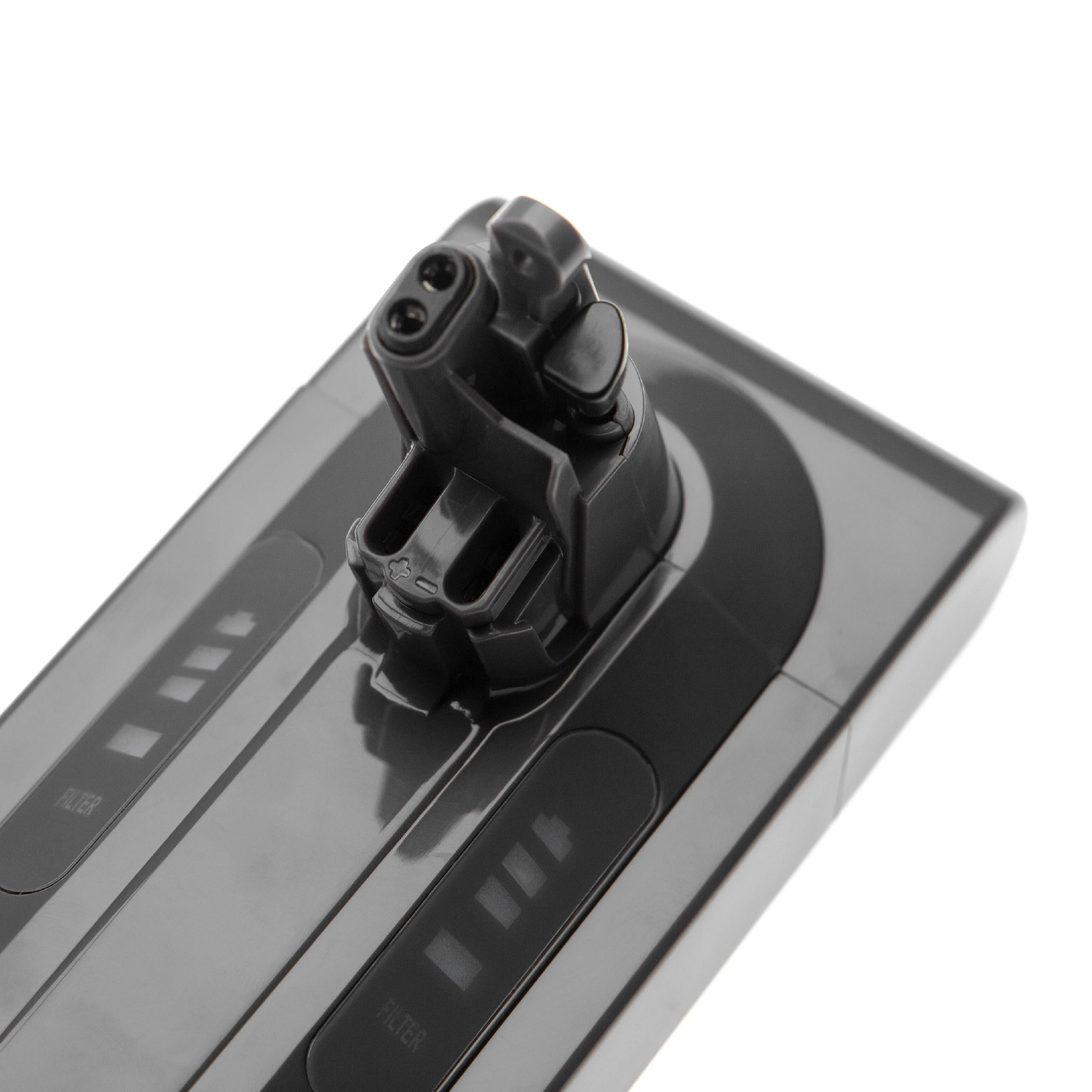 vhbw batteria compatibile con Dyson V10, Cyclone V10, V10 Absolute, V10 Animal, V10 Cyclone series aspirapolvere grigio (2500mAh, 25,2V, Li-Ion) - 6