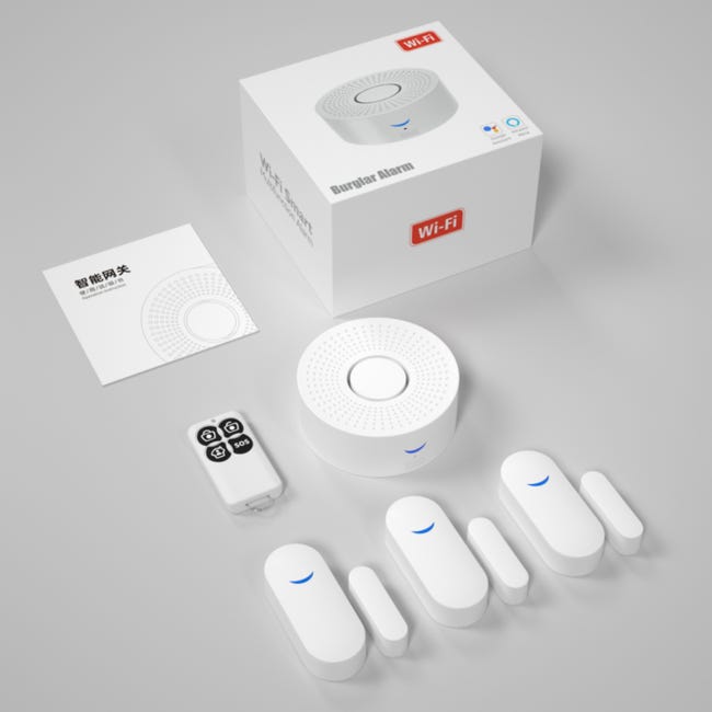 Allarme per porte e finestre - Magnetic Sensor - Alimentazione a Allarme per porte e finestre - Magnetic Sensor - Alimentazione a
