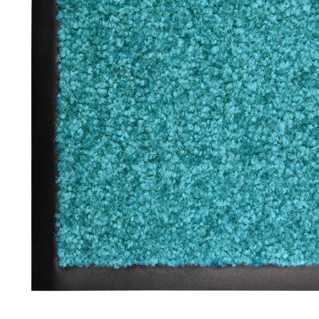 Maison Exclusive - Paillasson lavable Cyan 60x90 cm - 3