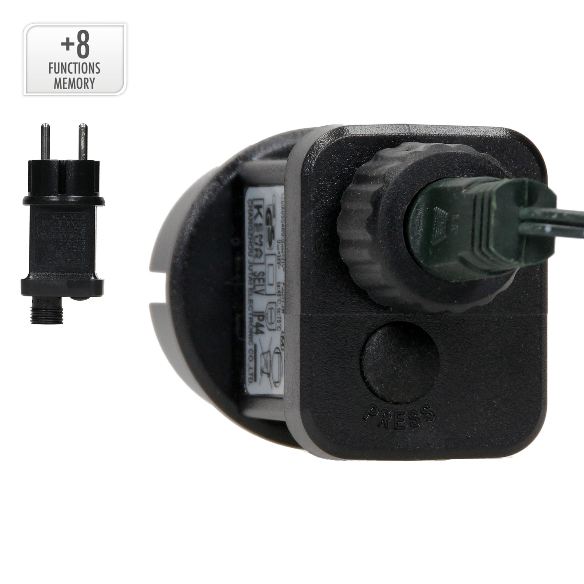 Guirlande 400 led multifonction blanc froid 11m usage extérieur ip44 - 5