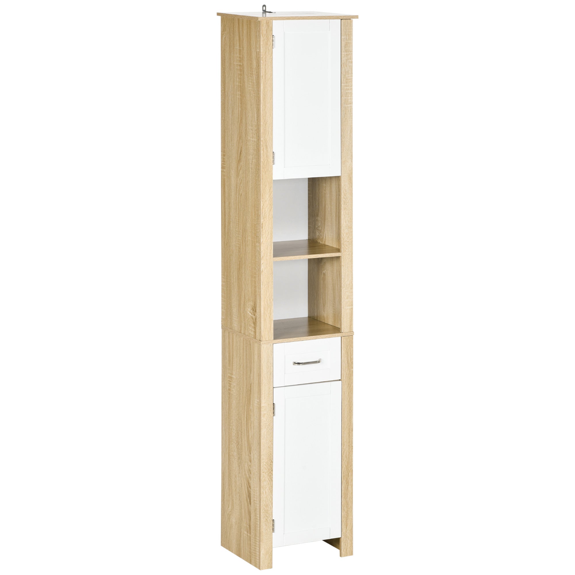 KLEANKIN - Colonna Bagno In Truciolato Con 2 Ripiani Aperti E 834 628v80bk - 7