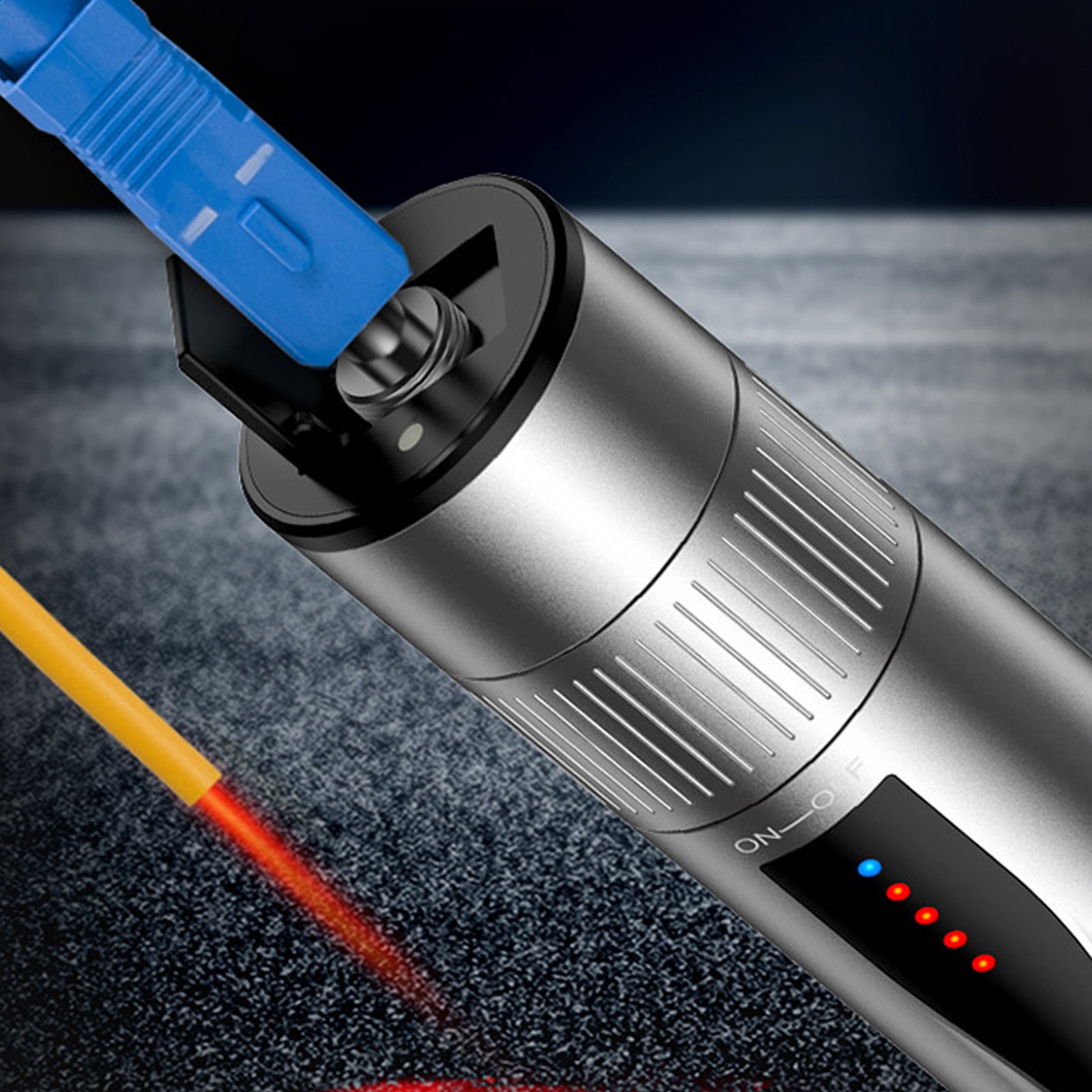 Lápiz detector de defectos visuales para fibra óptica (15 km) con ...