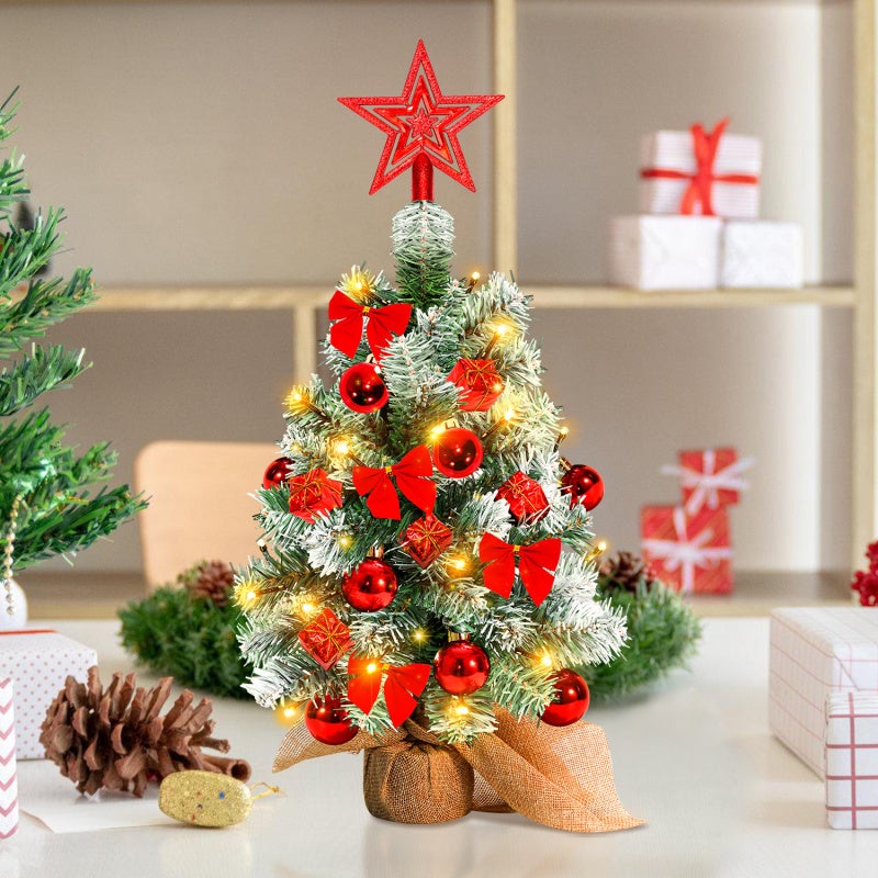 Lot De 84 Boules De Noël Rouges Et Blanches - Ornements Pour Sapin - Suspensions