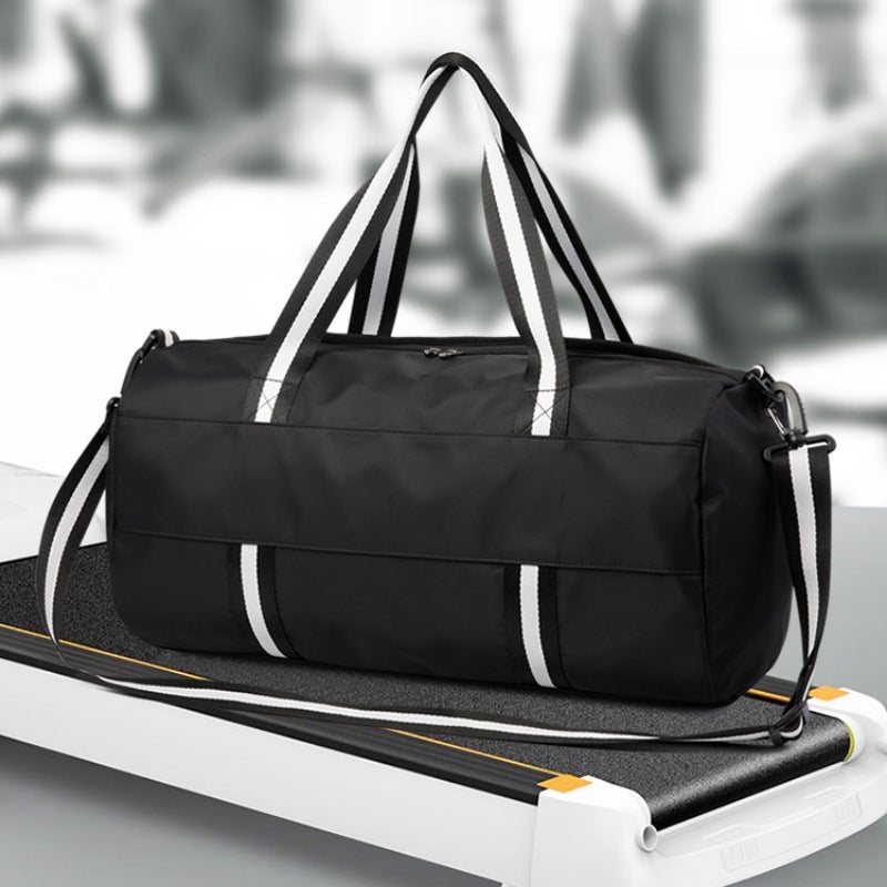 Borsa Sportiva Impermeabile Con Scomparto Scarpe E Bagnato - Nero - Foto 11