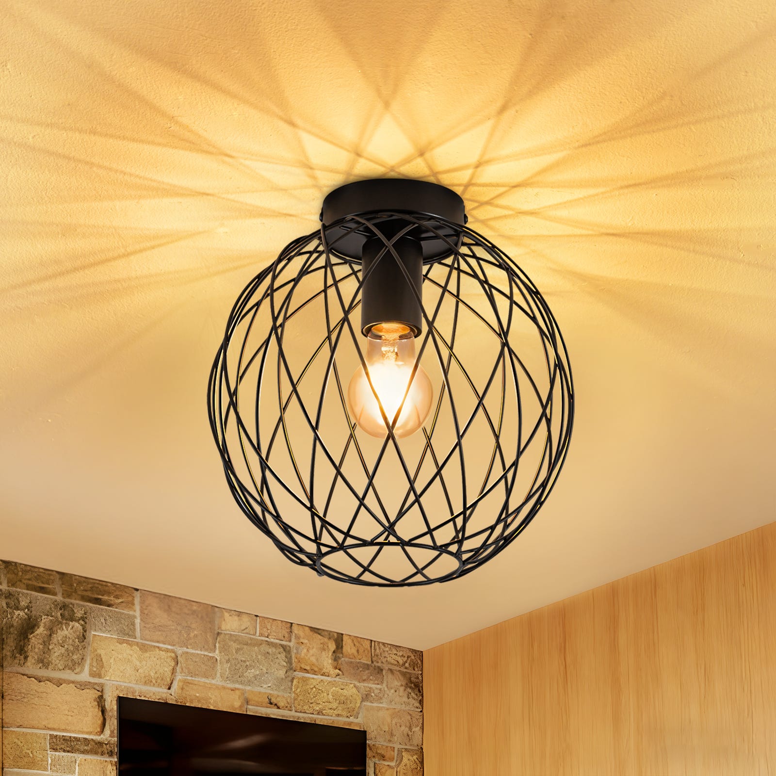 LWYTJO Lampadario Nero 6 Luci, Lampada da Soffitto Moderna per Soggiorno, Lampadario a Tamburo Regolabile, Lampada a Sospensione per Camera da Letto, Cucina, Sala Pranzo, Corridoio, Ingresso LWYTJO Lampadario Nero 6 Luci, Lampada da Soffitto Moderna per Soggiorno, Lampadario a Tamburo Regolabile, Lampada a Sospensione per Camera da Letto, Cucina, Sala Pranzo, Corridoio, Ingresso