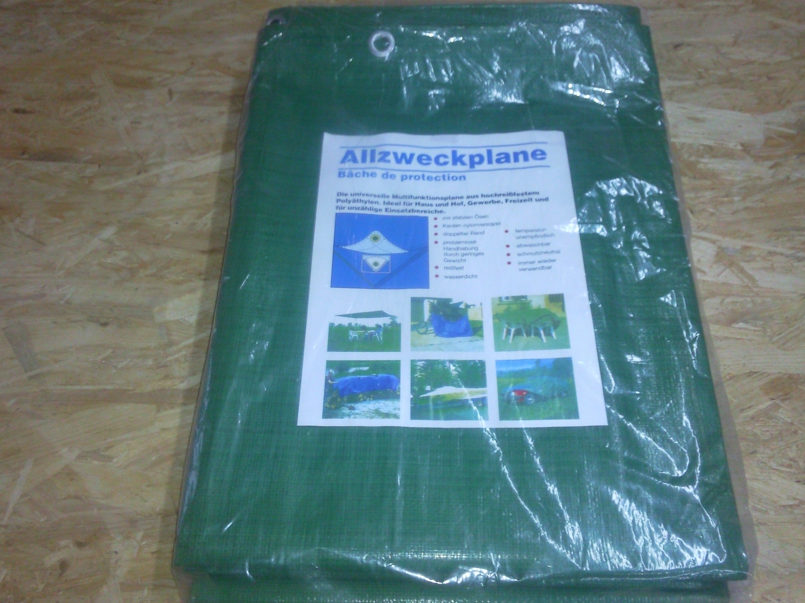 Plandeka z tkaniny 150g, plandeka o wymiarach 2m x 3m, plandeka na łódź, plandeka uniwersalna, plandeka