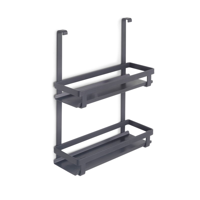 Emuca Stojak na słoiki z przyprawamiTitane, Stal, Szary antracytowy