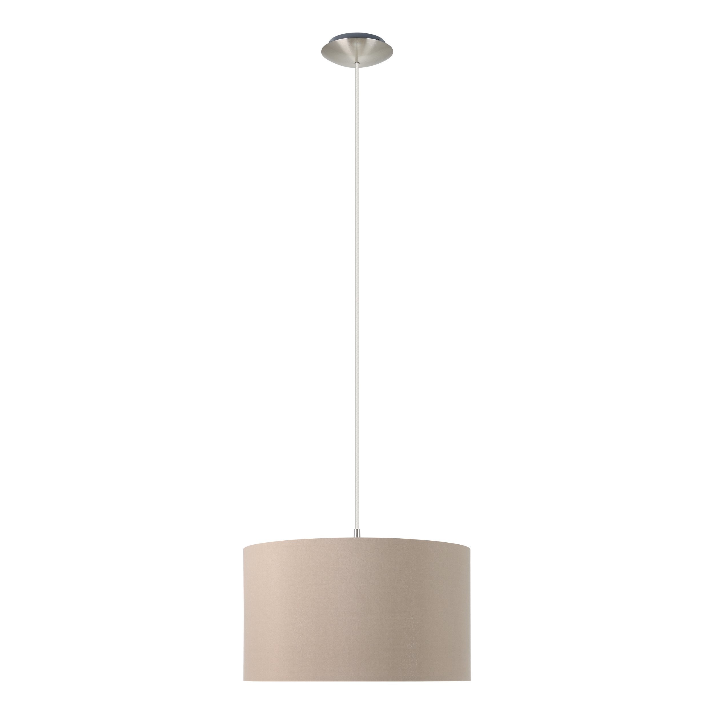 Lampa wisząca MASERLO E27 1X60W ze stali niklowanej matowo, śr. 380 mm - 4