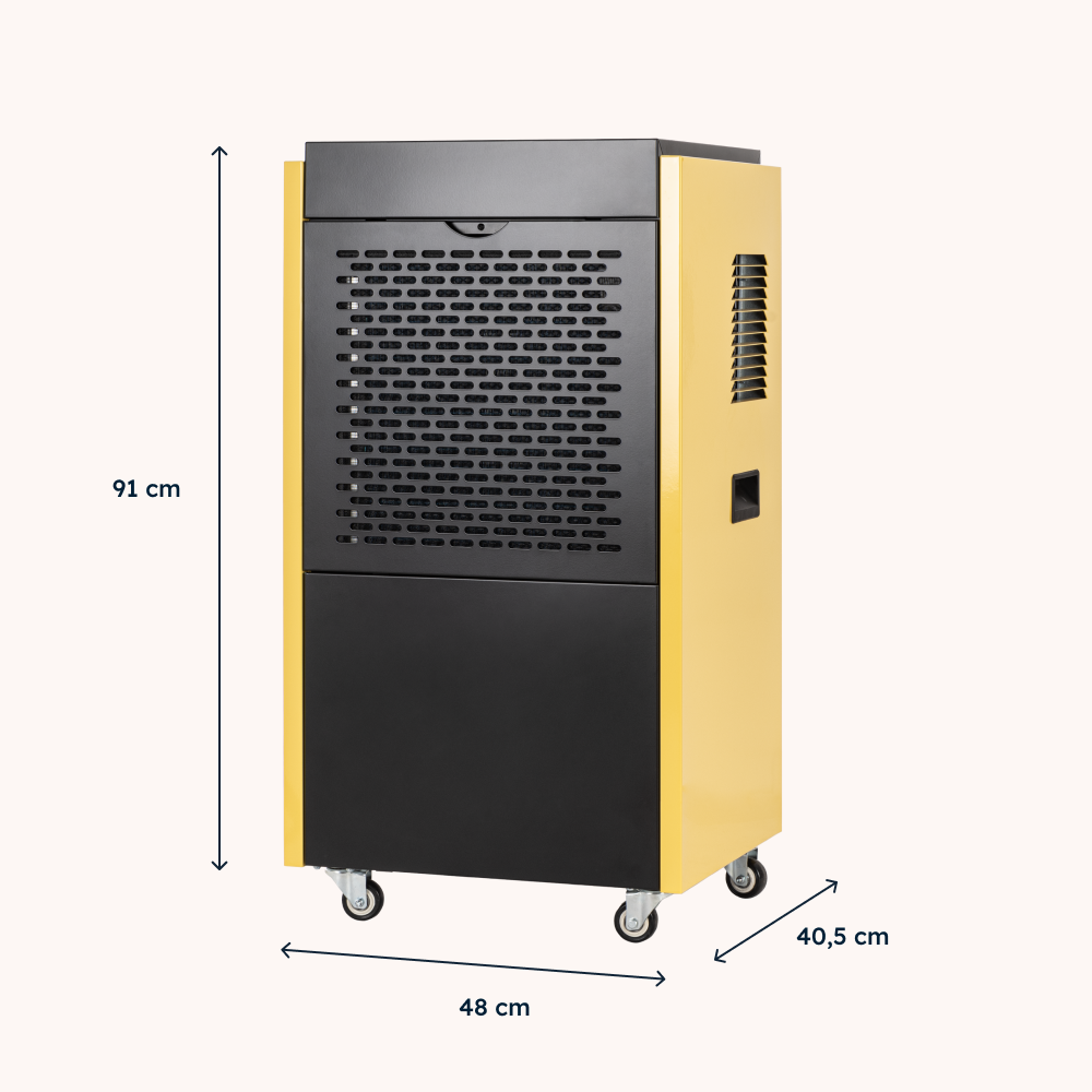 Osuszacz powietrza przemysłowy budowlany 90l/24h pochłaniacz wilgoci do 400m² IP22 Warmtec OP-90 - 6
