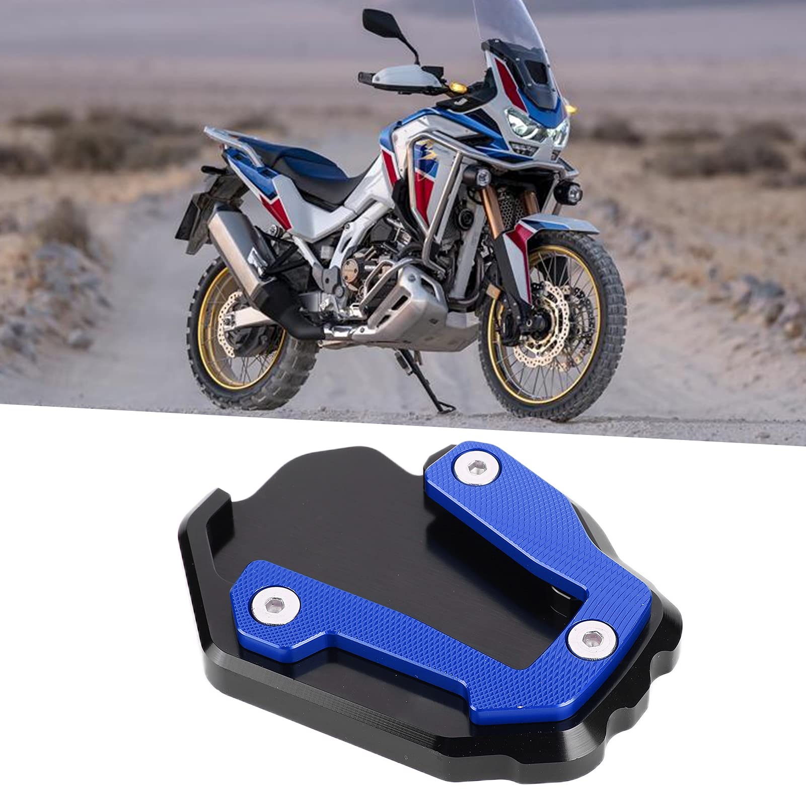 Piastra di supporto per estensione cavalletto moto in lega di alluminio di ricambio per CRF1100L Africa Twin 2019-2021 (nero) | Leroy Merlin