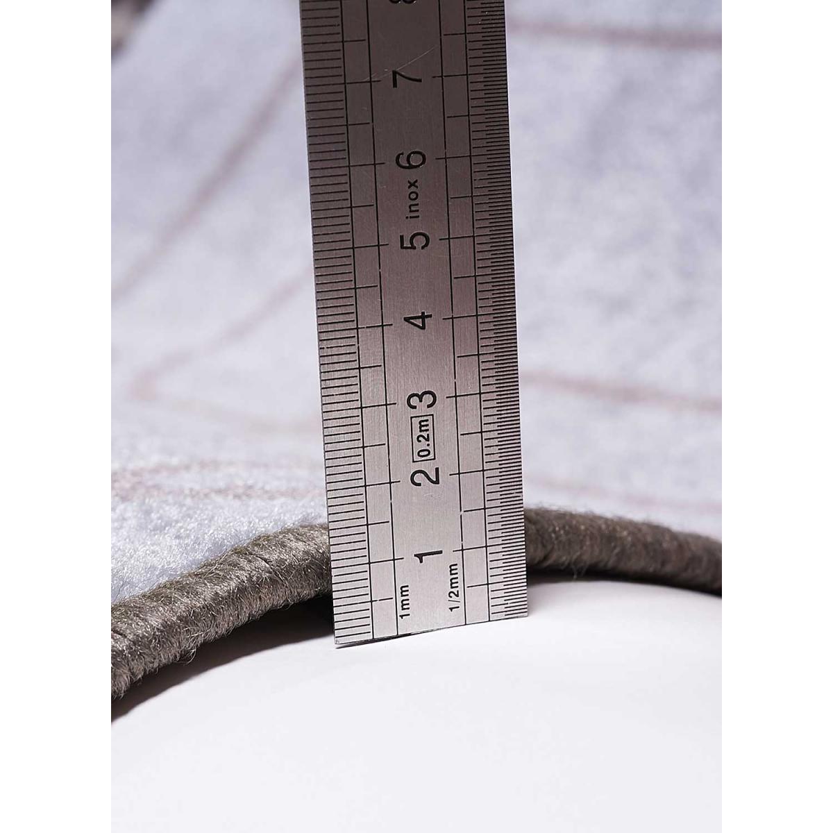 tapis chambre 57x110 tissé violet rectangle ISPARTA PATCHWORK - 4