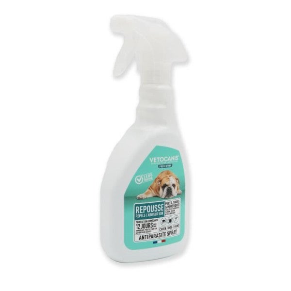VETOCANIS Spray anti-pulgas, anti-carrapatos e anti-mosquito - Para Cães - 500 ml - 3