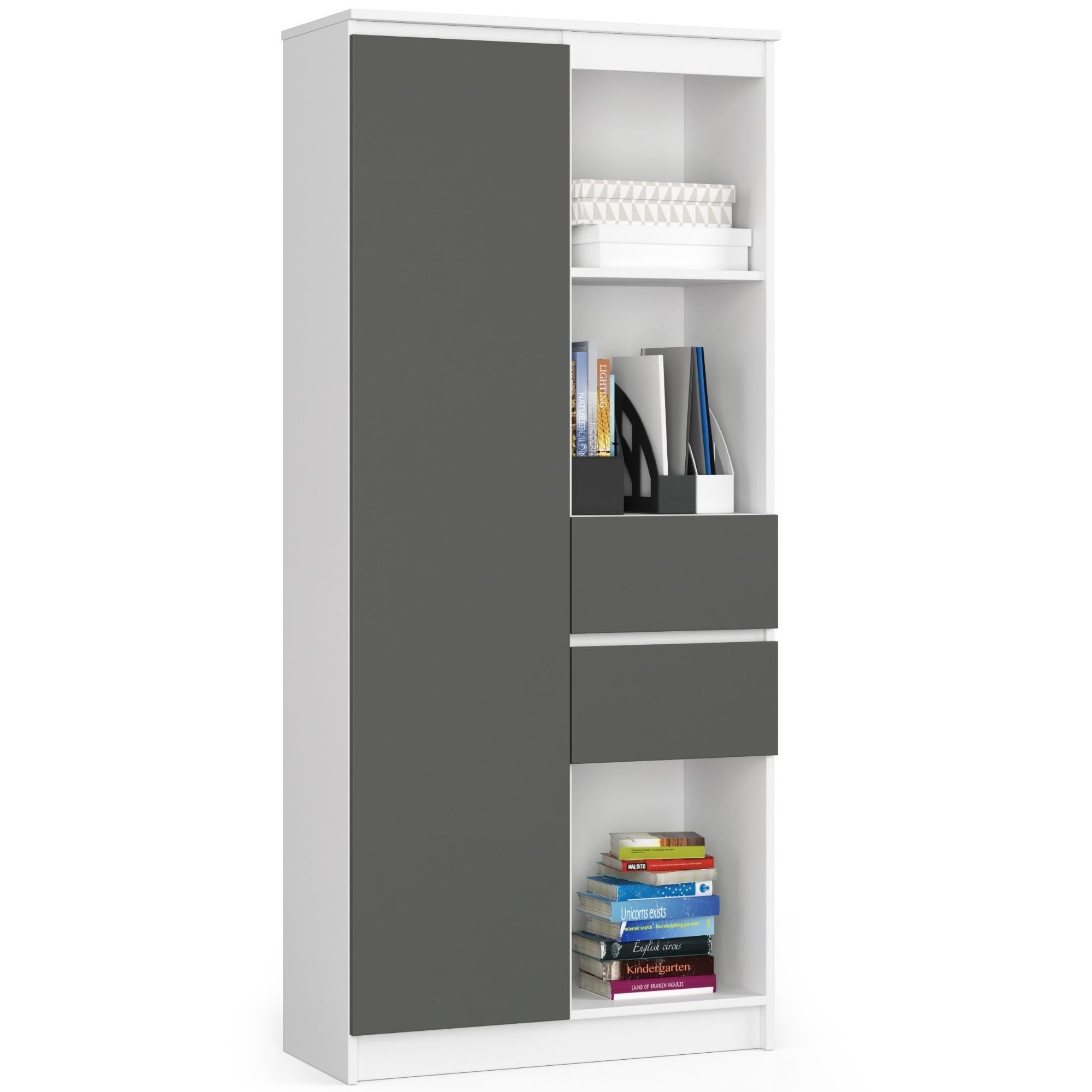 Étagère Bureau 2 Niveaux Bois + Grille Métal – Support Écran Ordinateur Rangement Polyvalent – Bureau Cuisine Déco