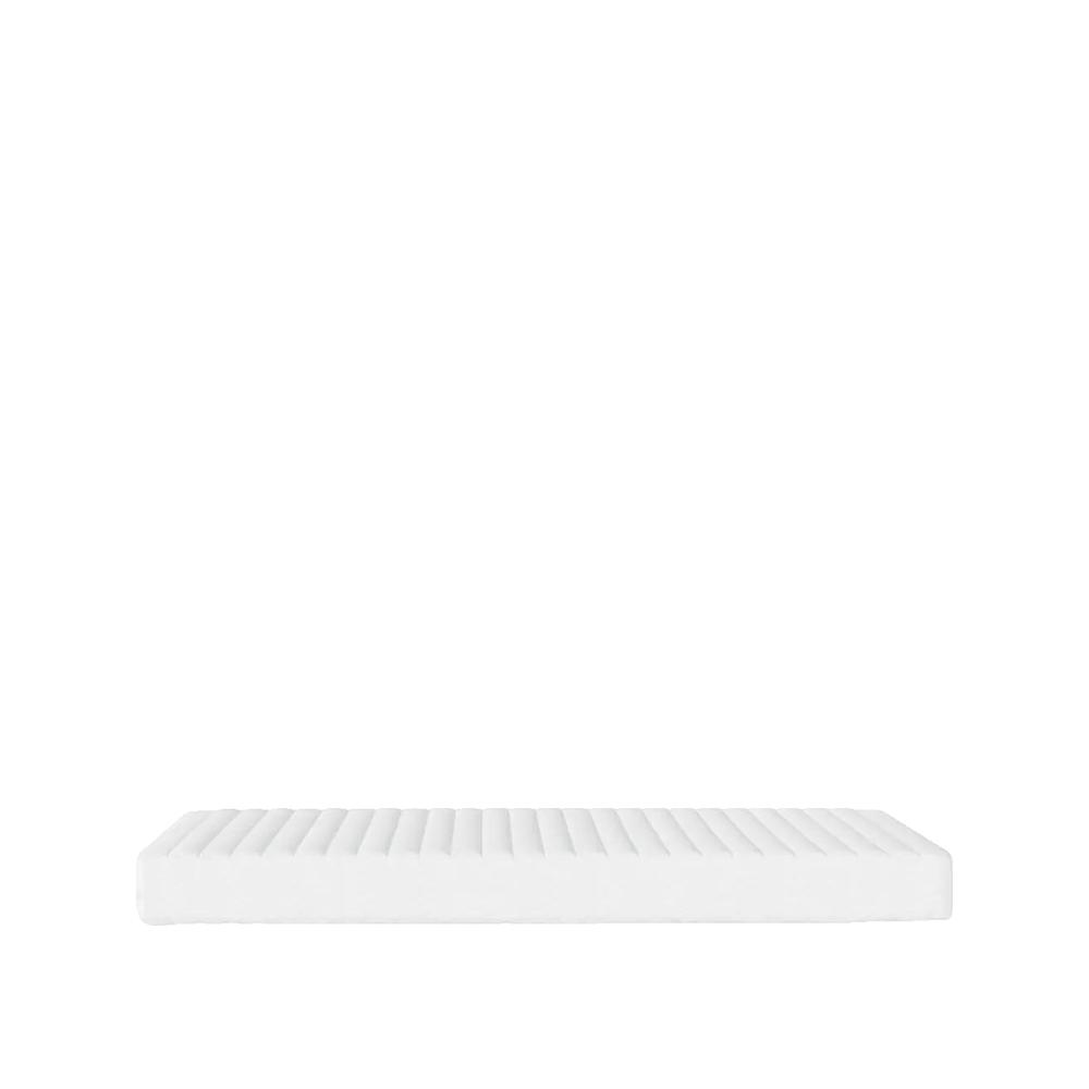 Materac piankowy vidaXL biały 140x200 cm podwójna twardość H2 H3