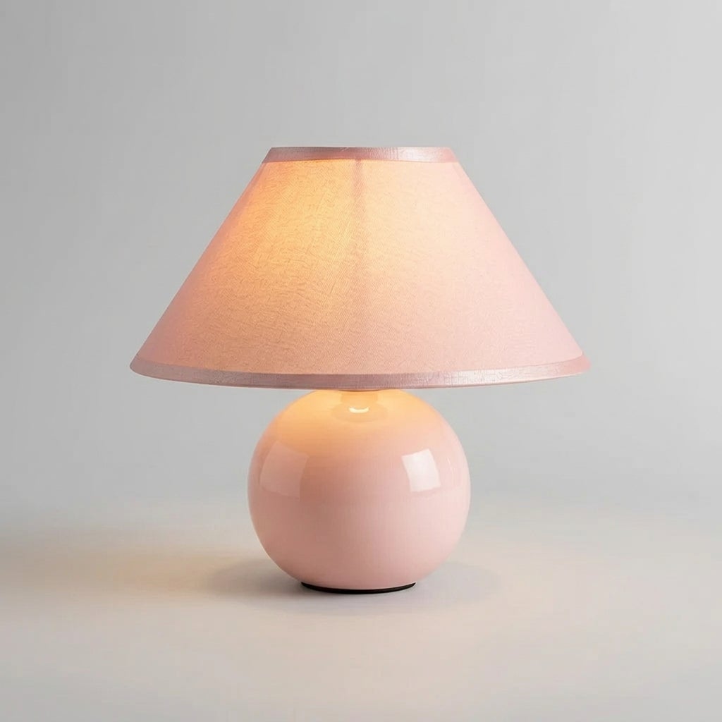 Lampka nocna stołowa różowa E14 Ariel 2145 Rabalux