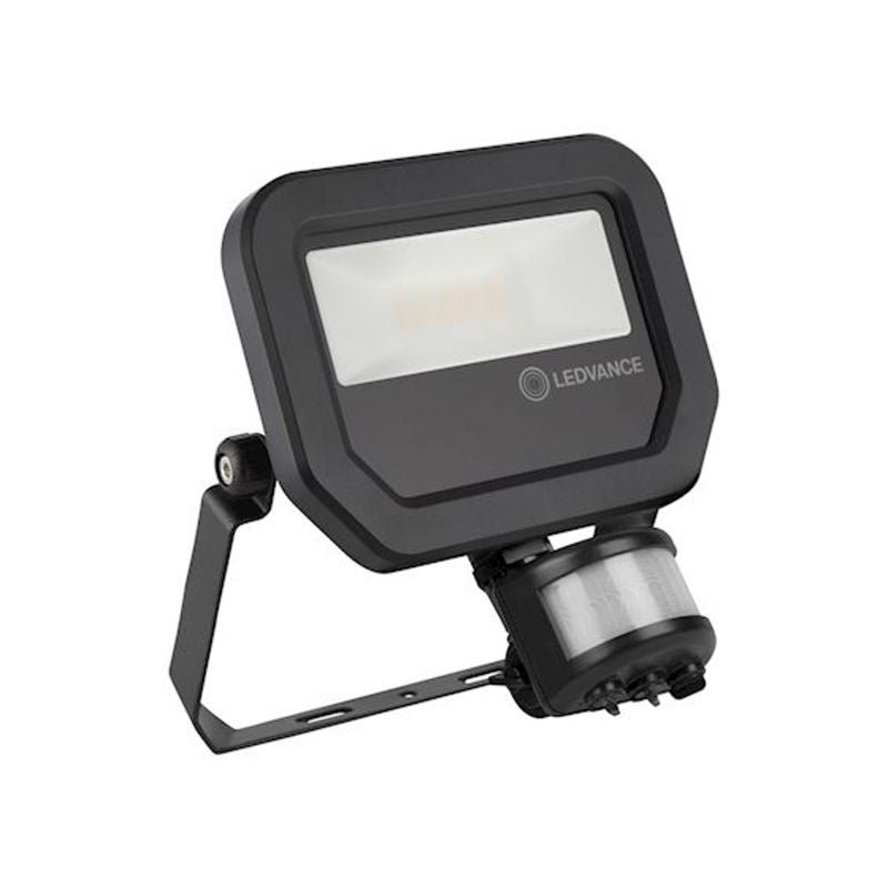 Projecteur LED avec détecteur Ledvance - 10W - 3000K - IP65 - Noir ...