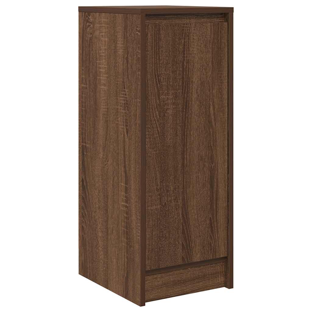 Aparador De Madera Roble Sonoma 69x35x80 Cm - Mueble De Almacenamiento Y Decoración