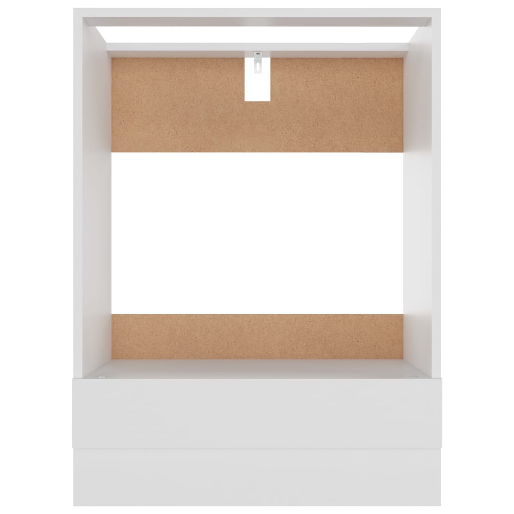 Meuble de rangement | Armoire à four Blanc 60x46x81,5 cm Bois d’ingénierie CFW498627 - 5