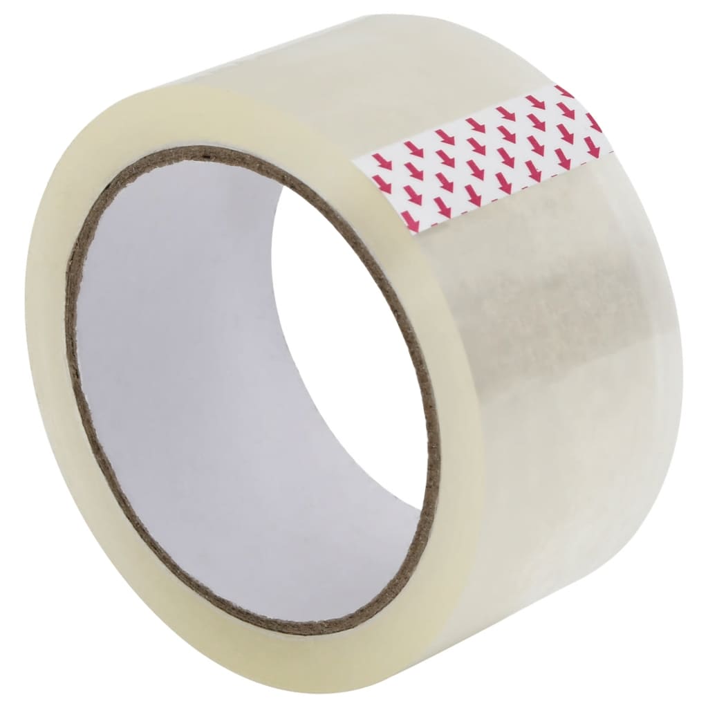 Lot De 6 Rubans Adhésifs Transparents 48 Mm X 66 M – Ruban D’Emballage Extra Résistant Pour Colis, Déménagement Et Cartons