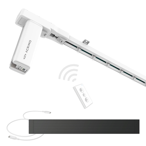 Binario Motorizzato Per Tende - Con Telecomando, Alluminio, Fino A 6.13m, No WiFi - Foto 4