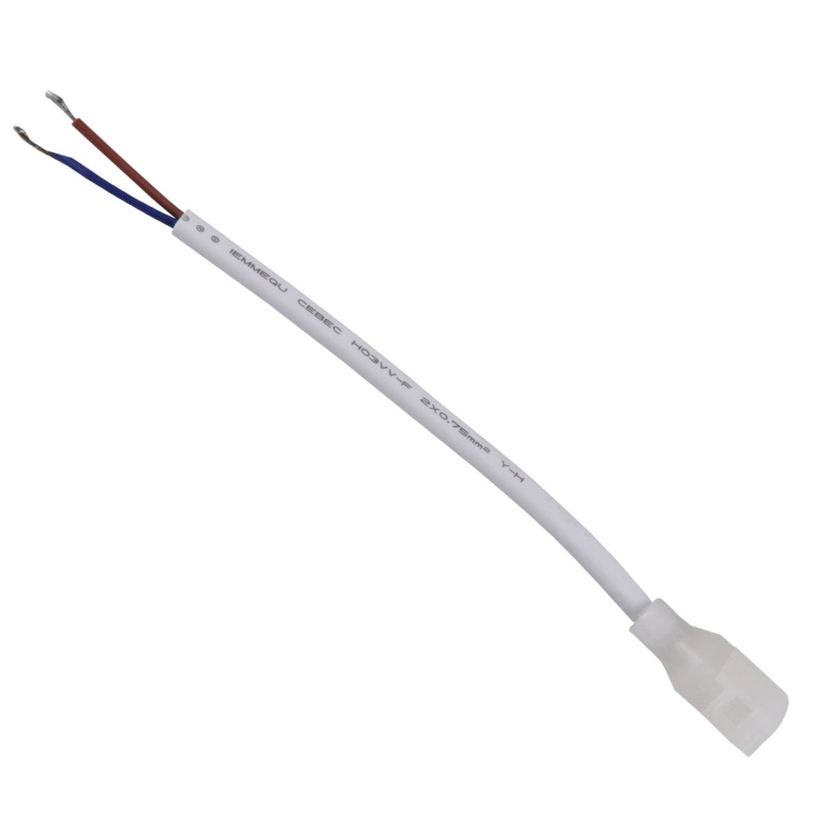 Złącze zasilające do taśm LED NEON 12mm 2 pin jednostronne 12-24V DC 3A Polux