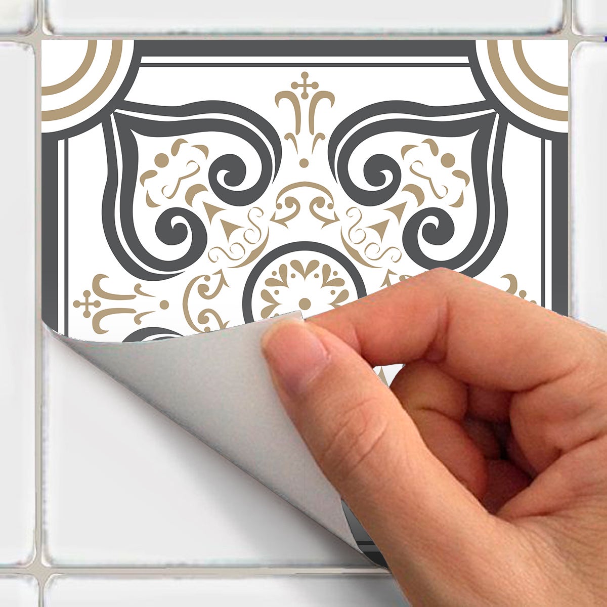 9 adesivi piastrelle azulejos ariahna - Sticker adesivo - adesivi murali - 9stickers10x10cm - 4