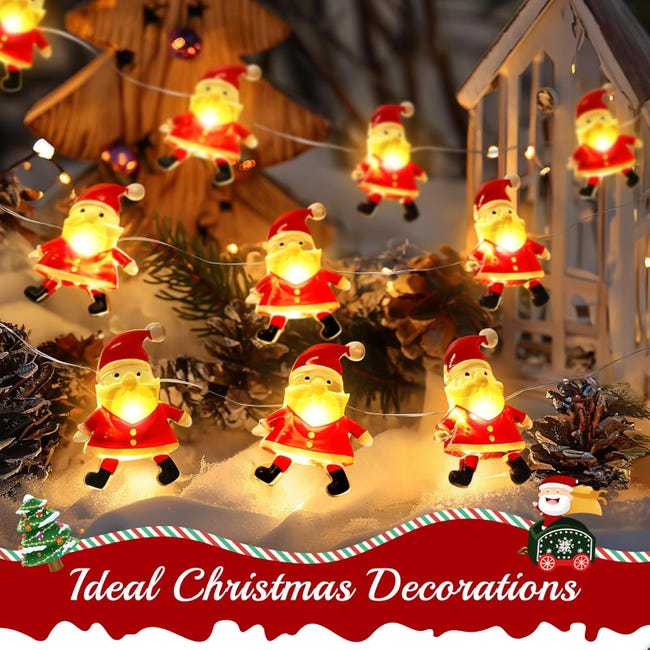 Guirlande lumineuse pour sapin de Noël 4 mètres, décoration de Noël Guirlande lumineuse pour sapin de Noël 4 mètres, décoration de Noël