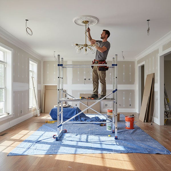 Echafaudage roulant alu - Hauteur de travail maximale de 2.90m + Sac à dos de chantier - P6-SAC - 5