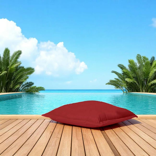 Pouf Coussin De Sol Ext rieur Imperm able Rouge ARTA Leroy Merlin pouf-coussin-de-sol-ext-rieur-imperm-able-rouge-arta-leroy-merlin