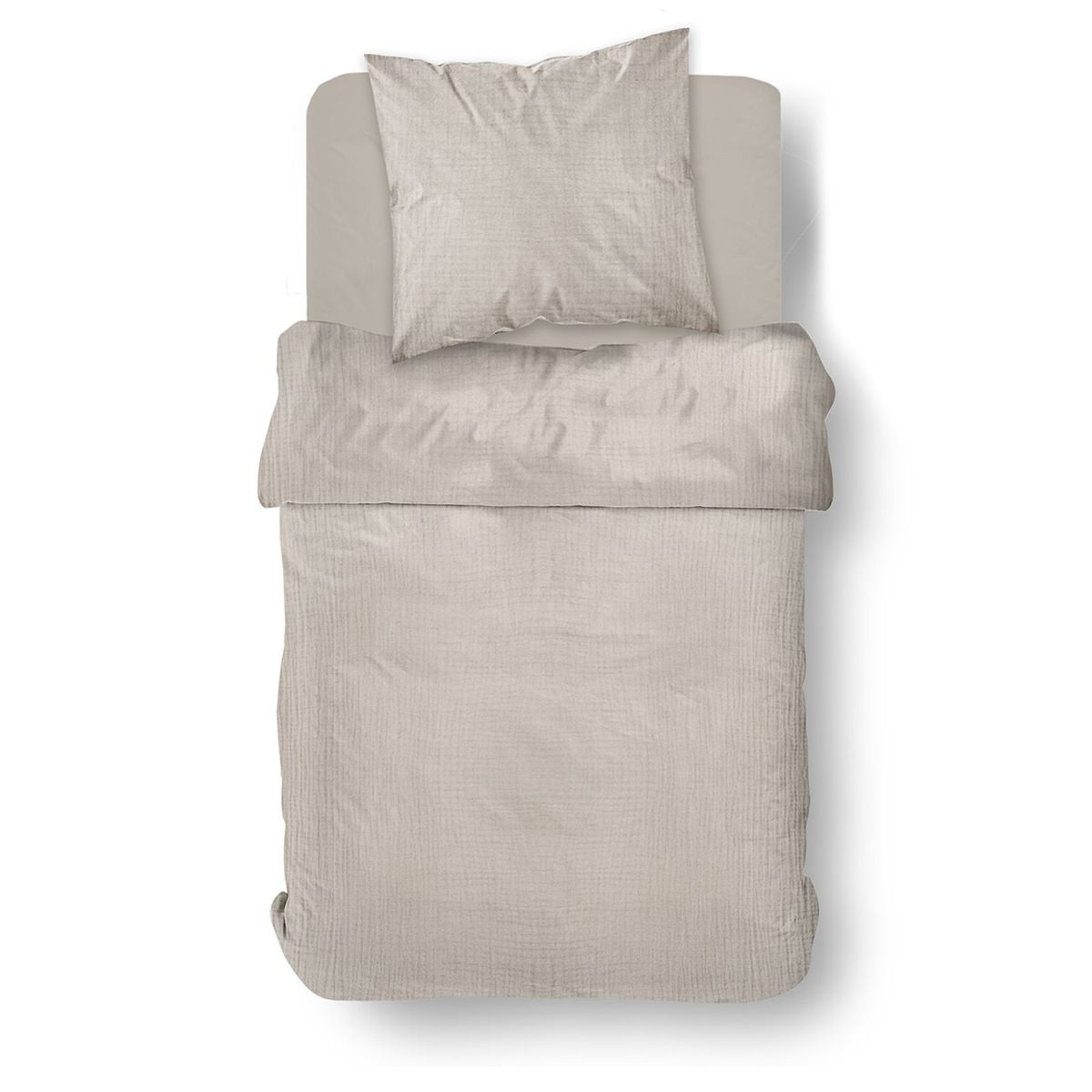Parure de lit gaze de coton unie DUNE ESSENTIAL - 3