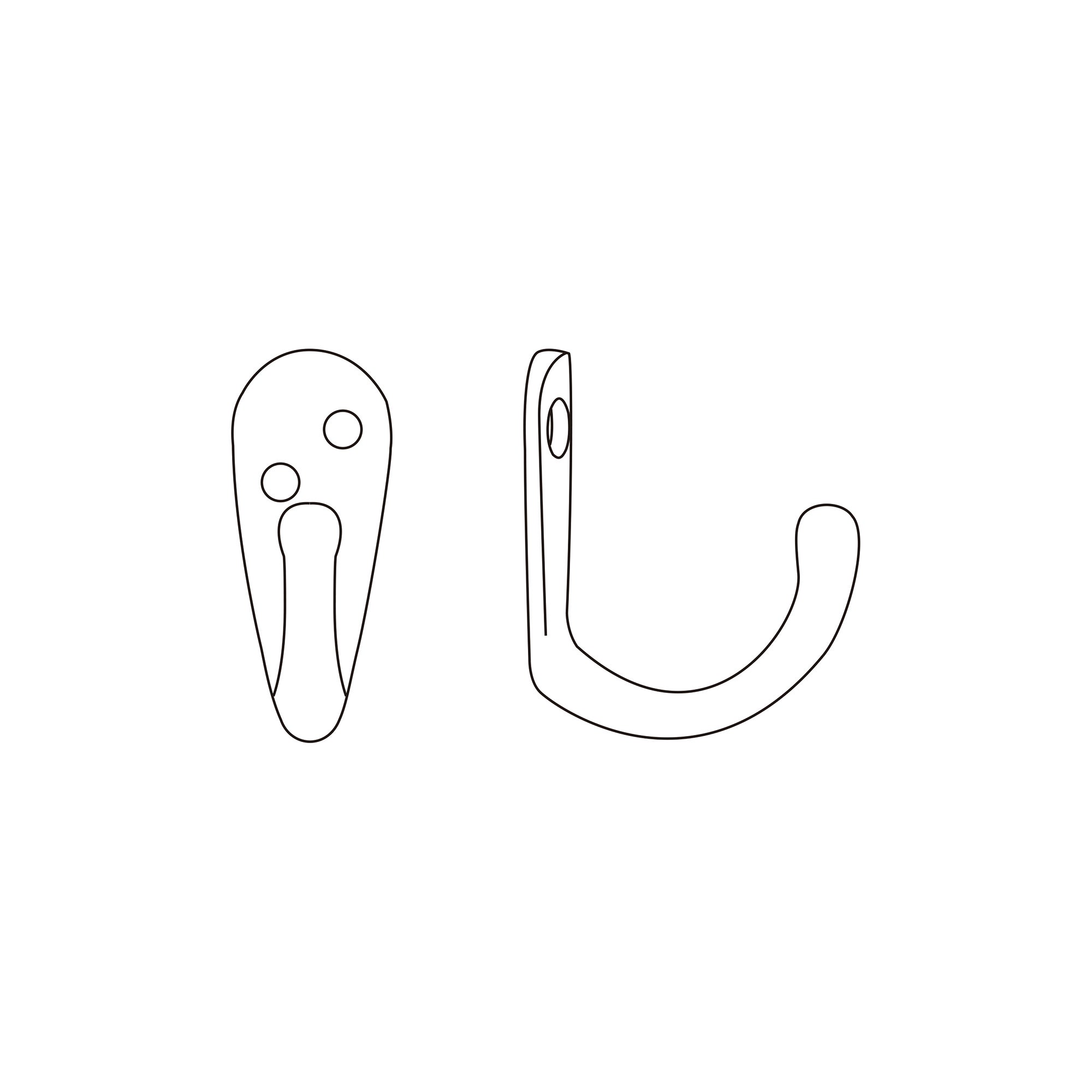 Support mural | Style fonctionnel | Fabriqué en Zamac | Fini chromé mat liquide | Grande capacité de charge | Mesures 18*39*44mm | Système de - 3