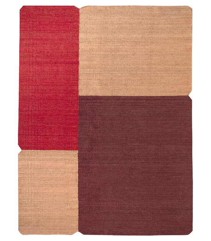 Hamid - Tapis juta MARBELLA COLOR 400X300cm - Pour salon, salle à manger, salon