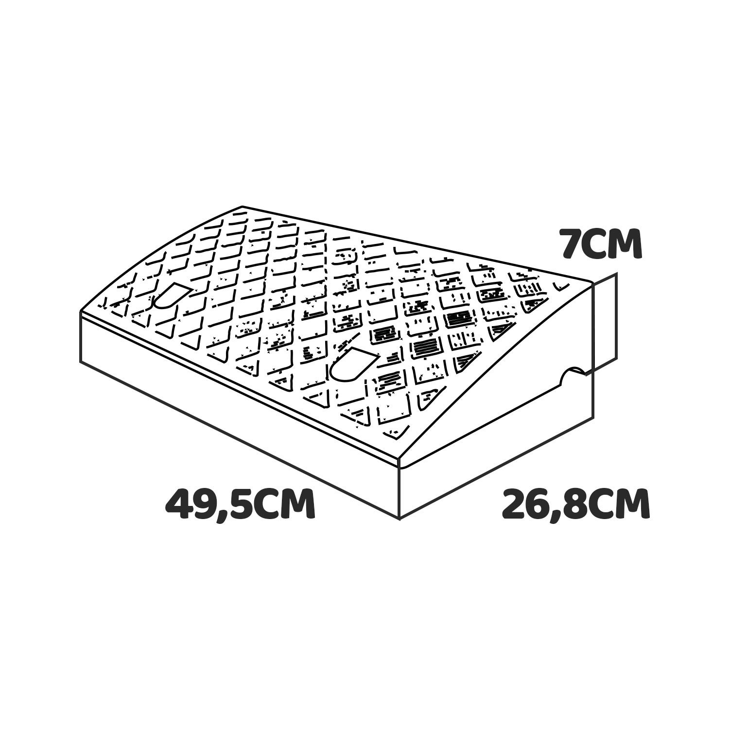 Tanjakan 2000 - Lot de 2 rampes de trottoir 2 t - 4