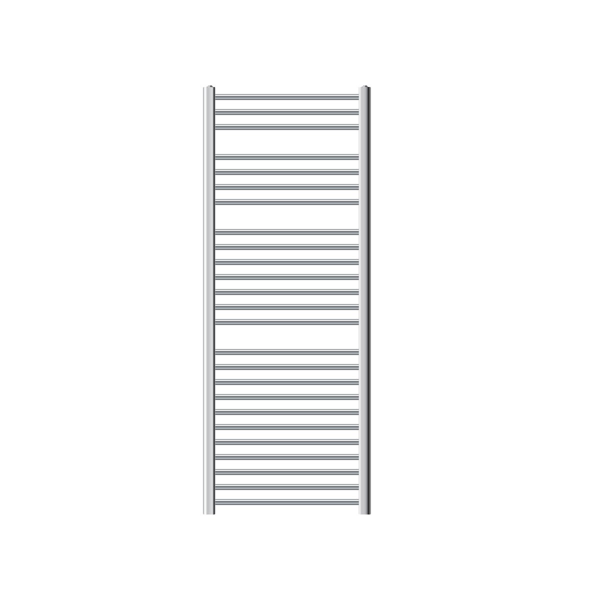 Radiatore Scaldasalviette Kiamami Valentina 45x180 Cm – 33 Tubi In Acciaio Bianco, Per Bagni Grandi, Completo Di Valvolina E Kit Di Fissaggio