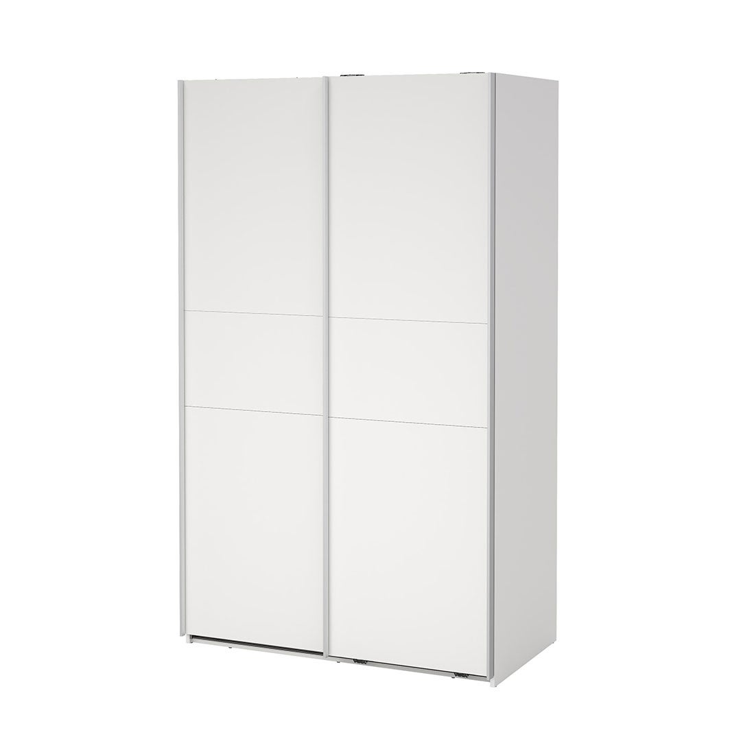 Como szafa przesuwna 2 drzwi 120x200cm biały.