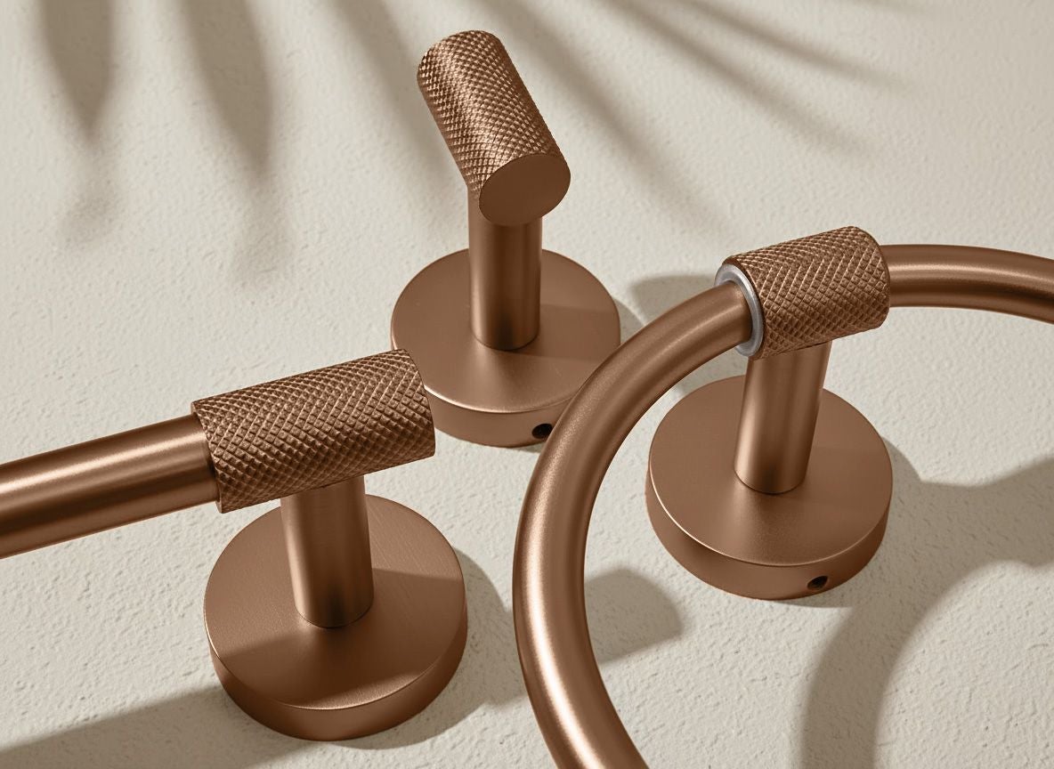 PAPPENDIABITI DA BAGNO REA 5701 GALO BRUSH COPPER - 4