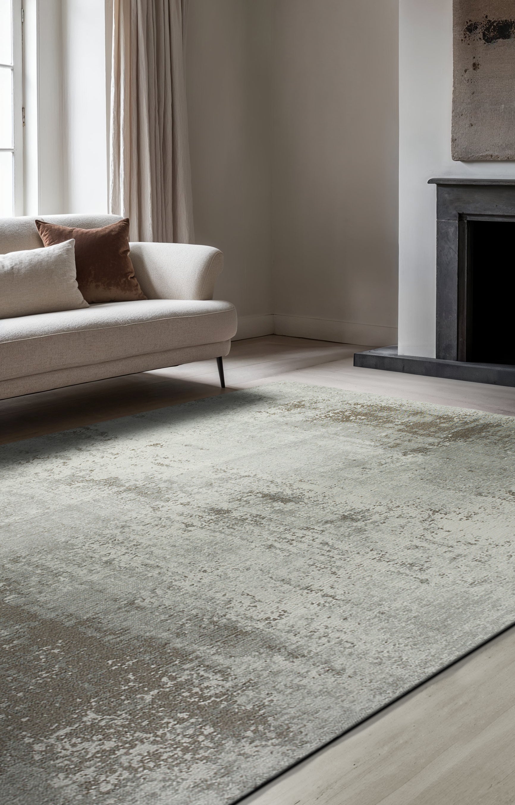 Tapis de salon moderne tissé plat TERRA 170x240 cm - 2