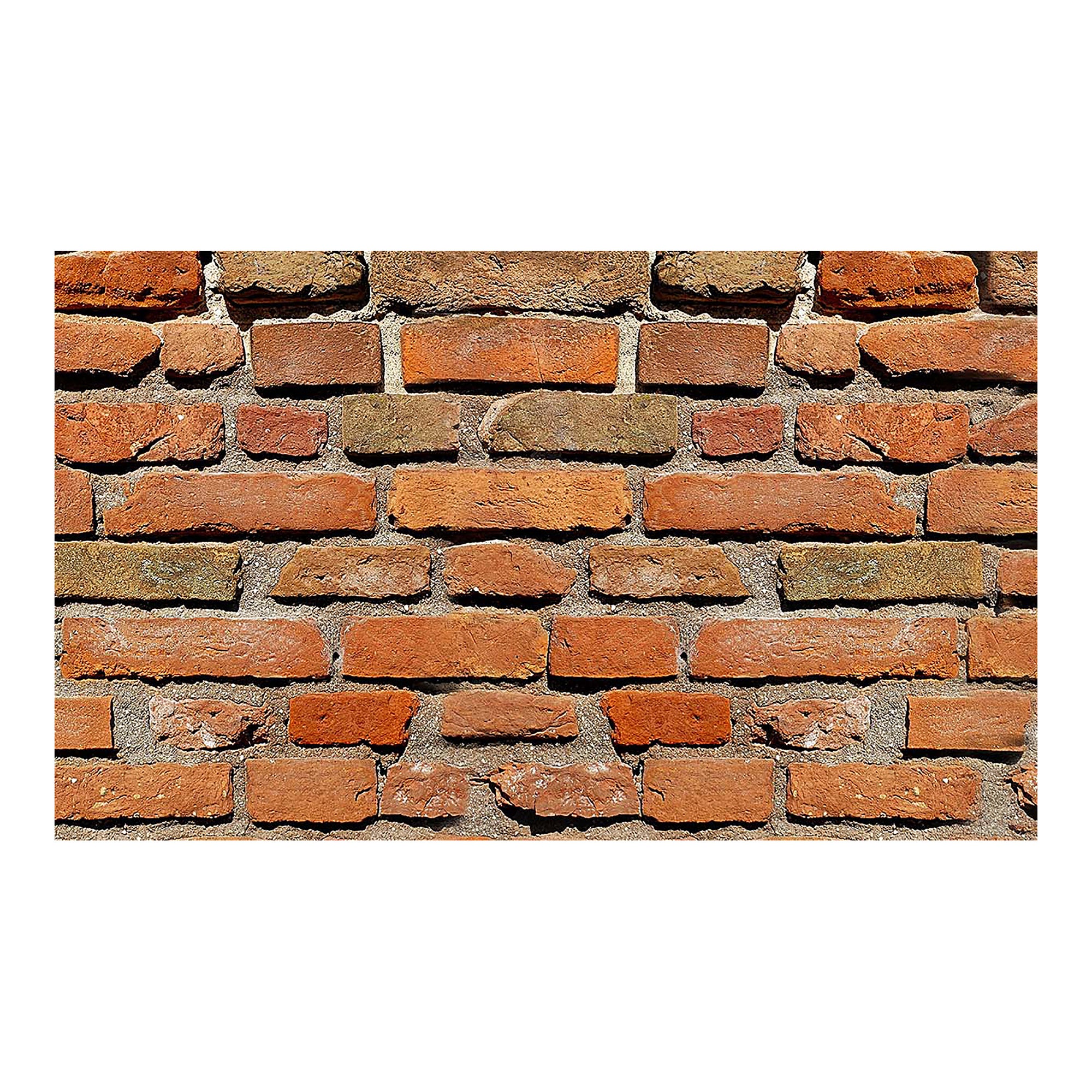 12 Piastrelle Adesive Parete Effetto Mattone Rosso 30,5x30,5 Cm - Finto Mattone 3D - 2
