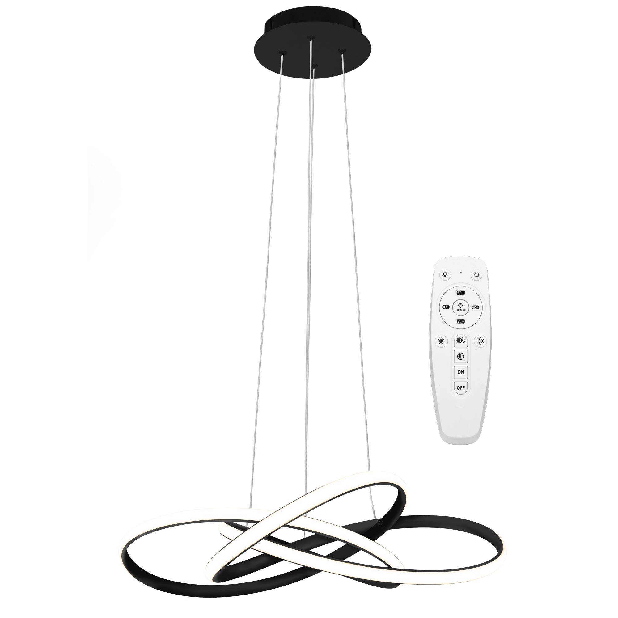 Lampa Sufitowa Led Toolight Led App814-Cp Node Czarny