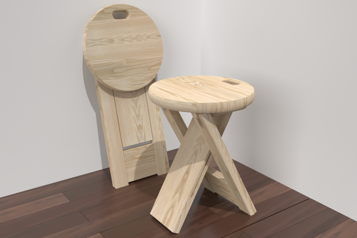 Sgabello Pieghevole Sgabelli Legno Massiccio Sgabello Pieghevole