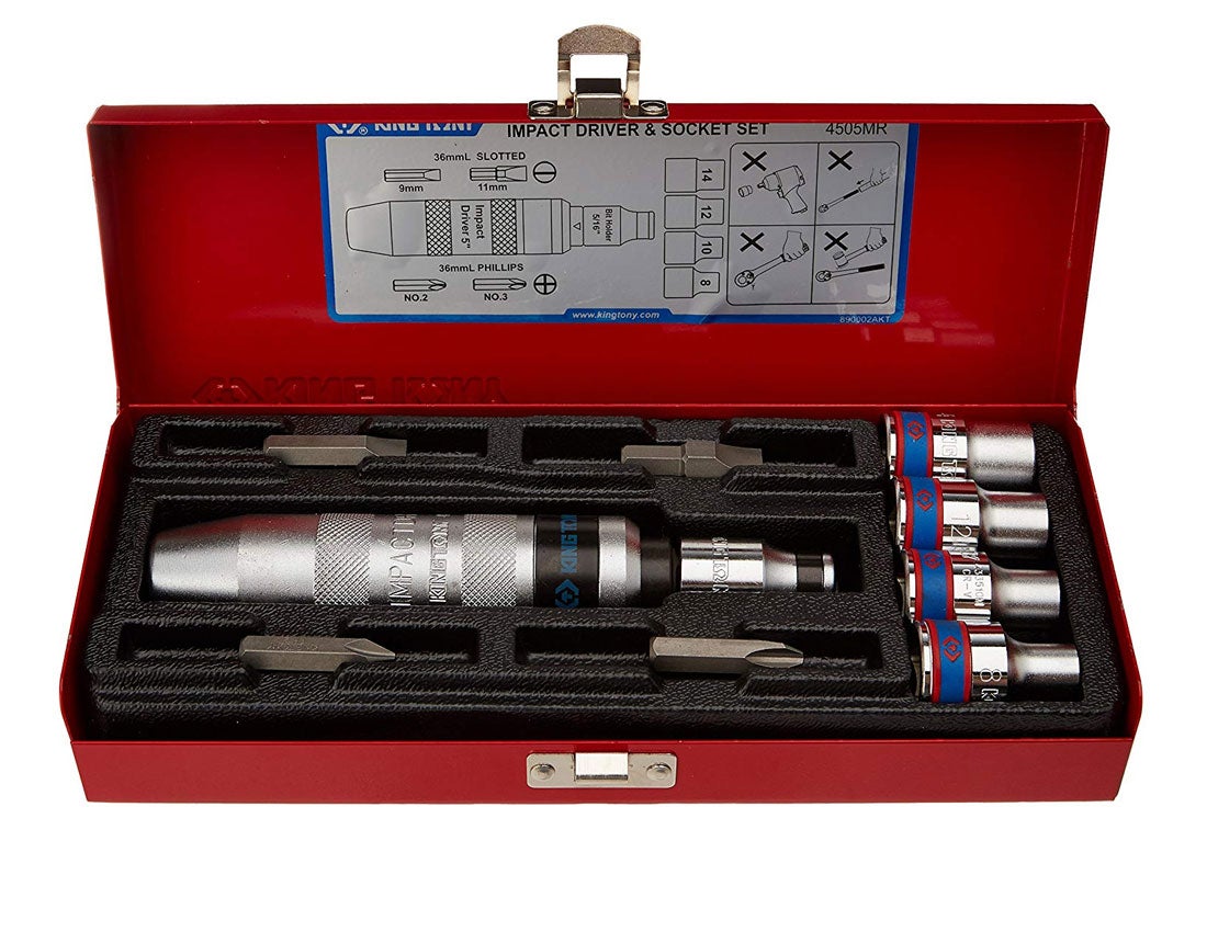 Tournevis à Choc 1/2 Avec 4 Embouts à Frapper - Marque Kroftools, Référence 04223 - Neuf