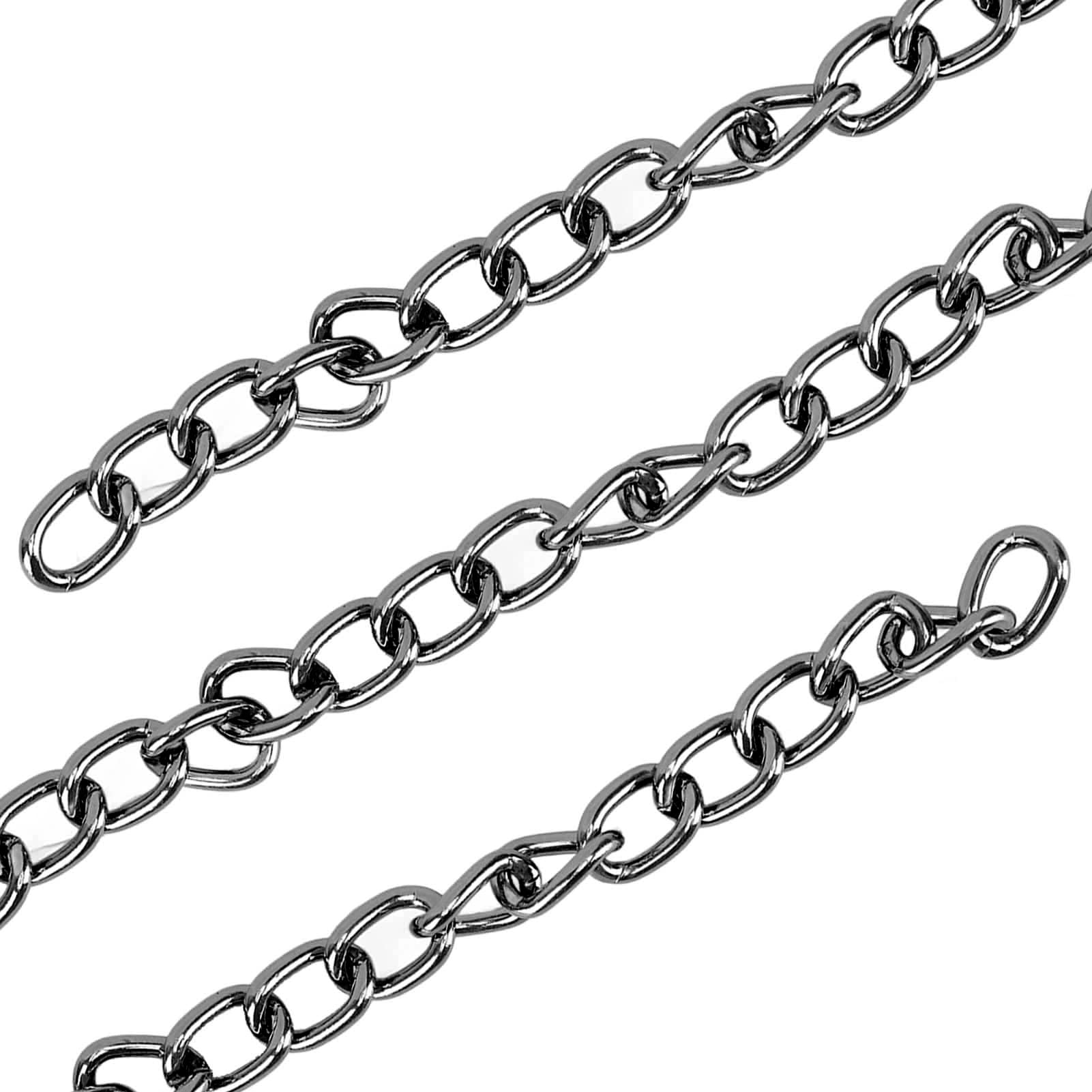 Craftdady Chaîne à Maillons Torsadés Non Soudés 10x6.5mm Doré - 5 Métres Pour Bijoux Et Créations