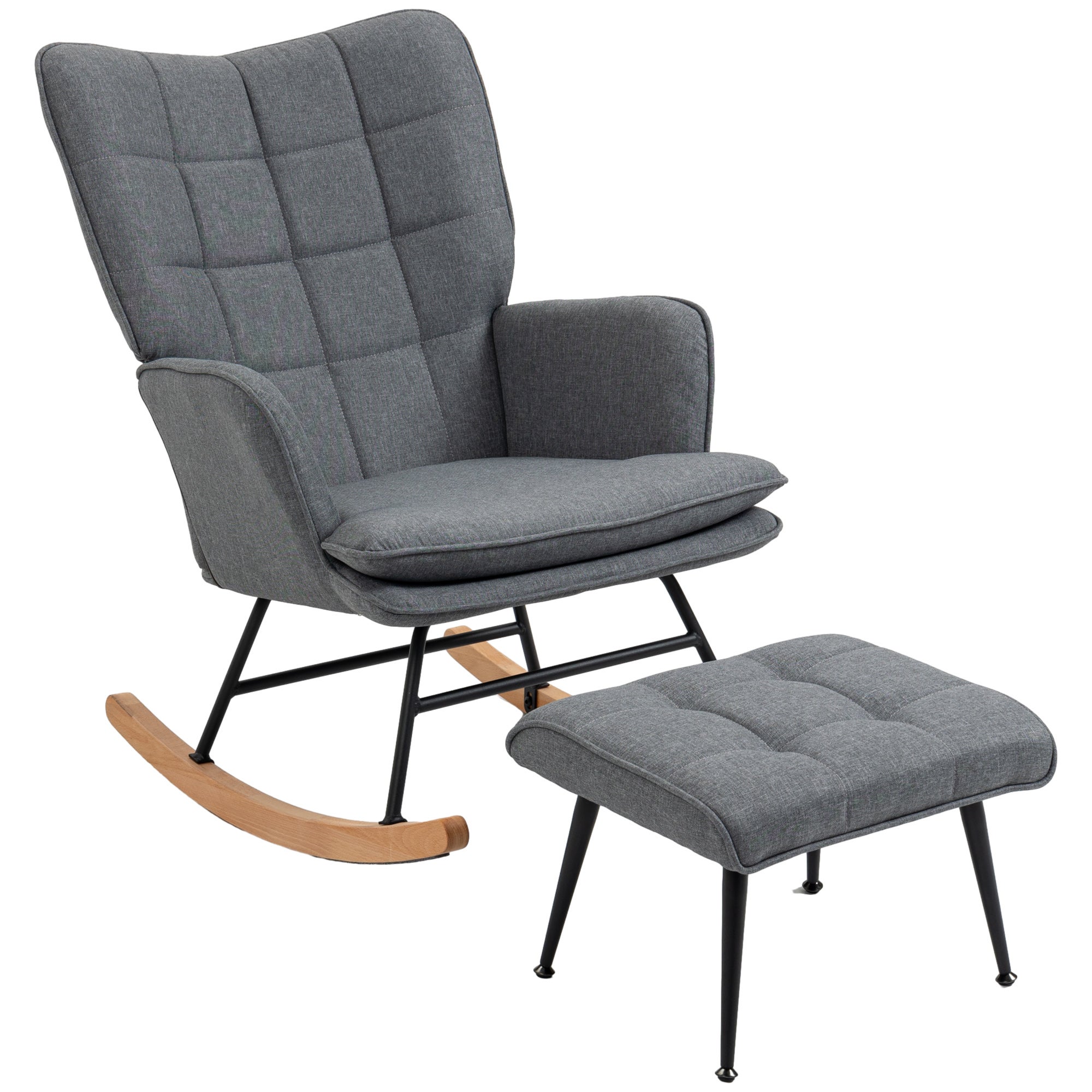 Fauteuil à bascule hwc-n14, fauteuil relax à bascule fauteuil tv, bois Fauteuil à bascule hwc-n14, fauteuil relax à bascule fauteuil tv, bois