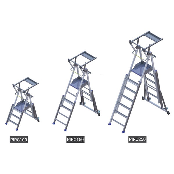 PIRL de 6 à 9 marches - Hauteur de travail max. 4.23m - PIRC250 - 5