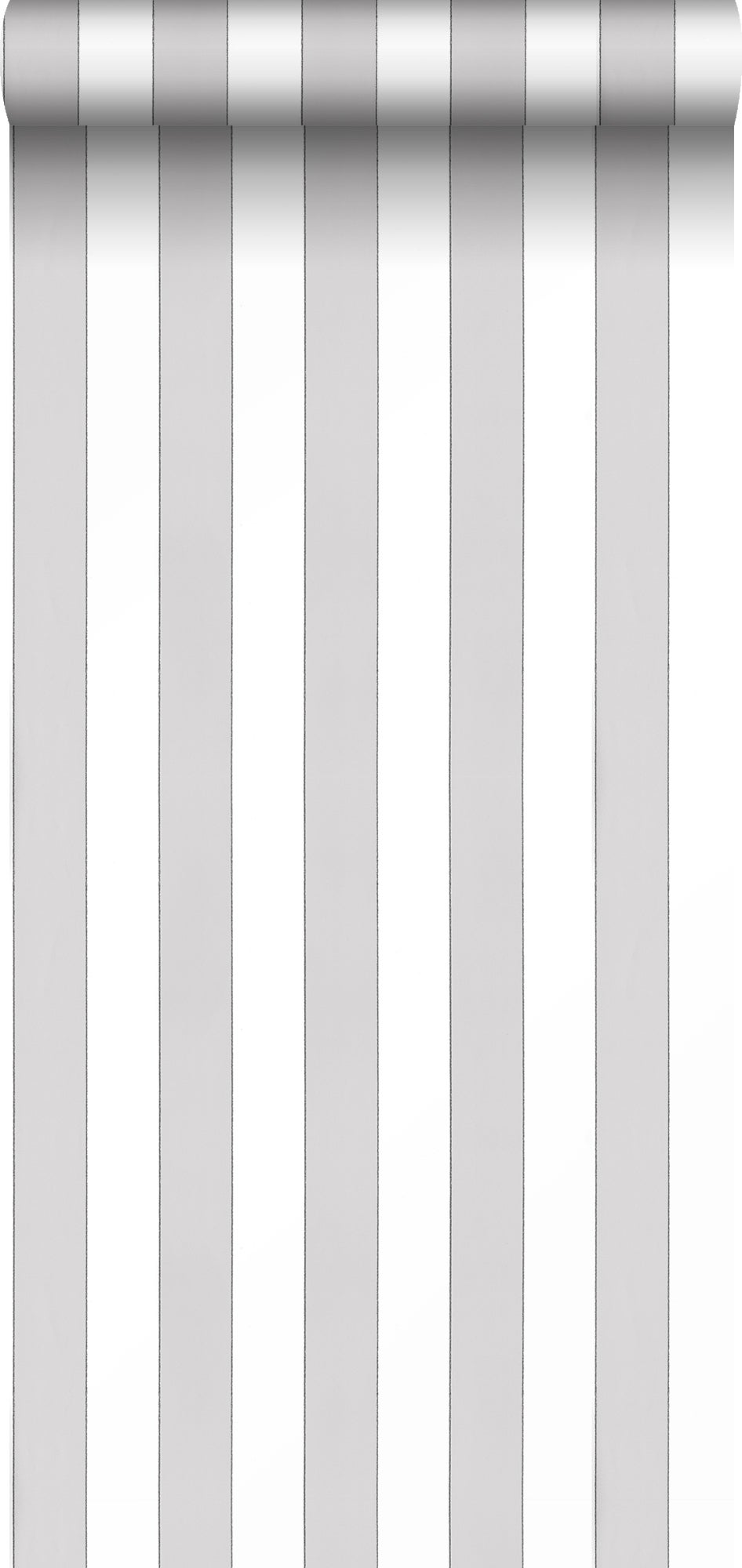 Tapeta paski szarymIbiałym - 53 cm x 10.05 m - SANDERS &amp; SANDERS