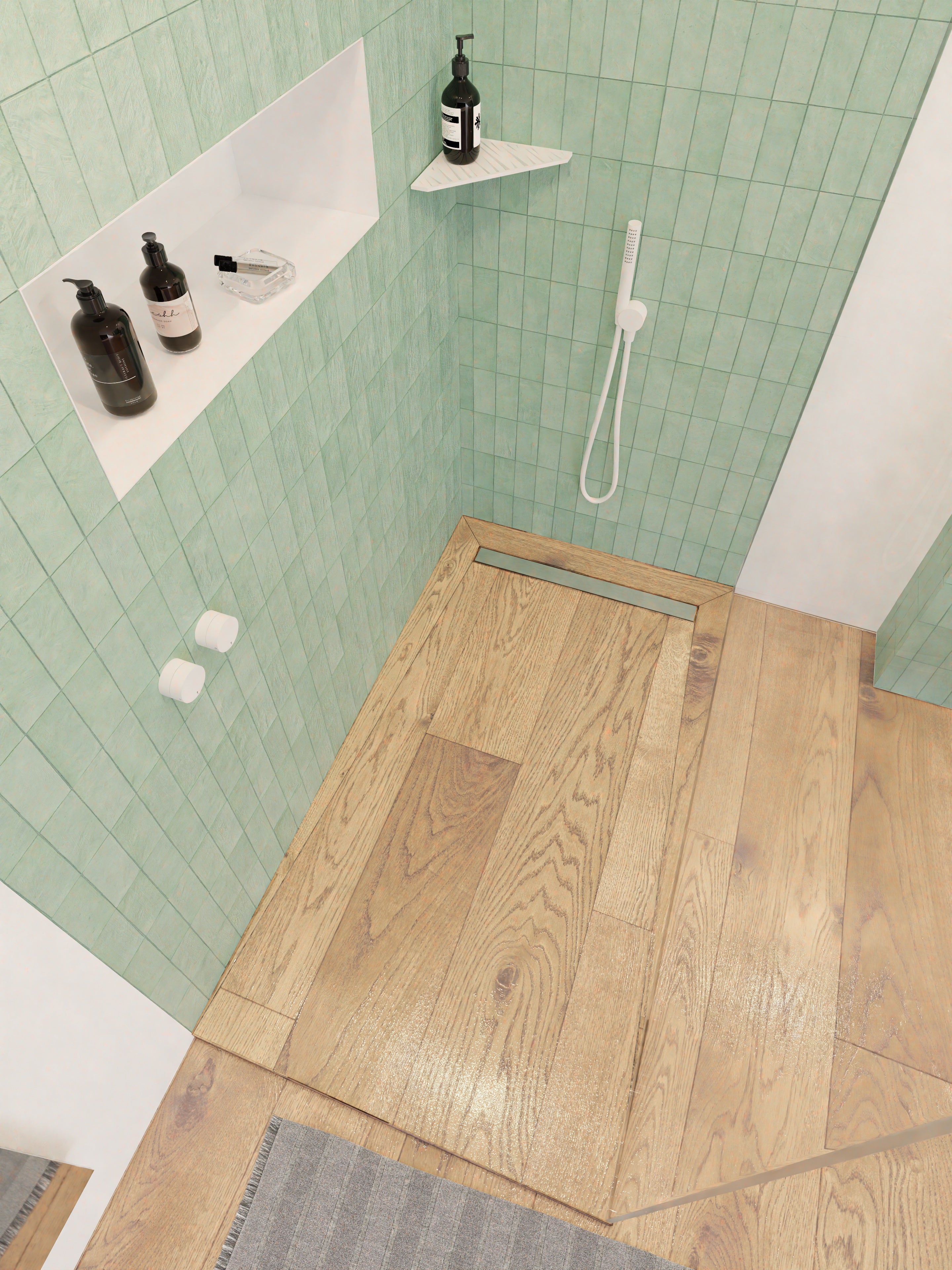 Receveur de douche à carreler caniveau 120 x 90 cm - 5